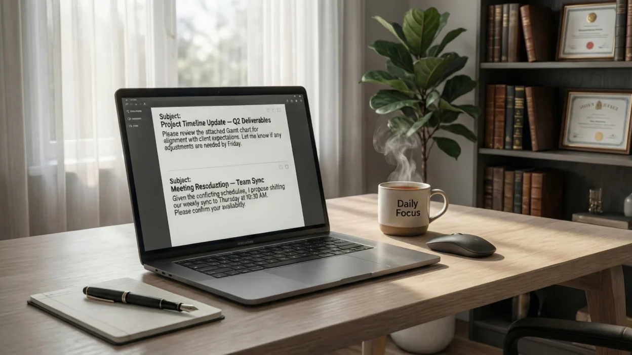 Email Etiquette Examples