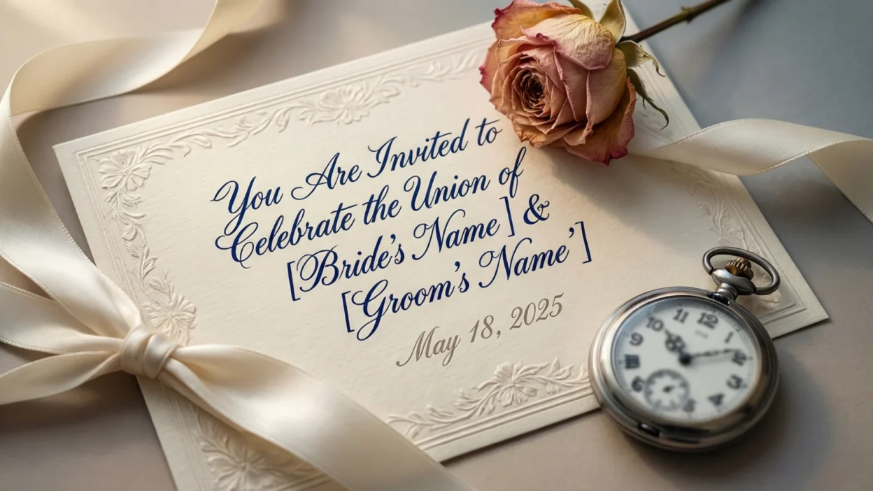 Wedding Invitation Etiquette