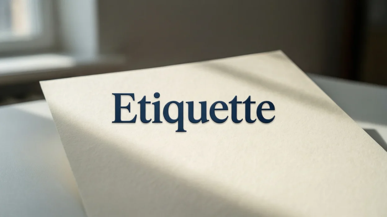 Spell Etiquette Correctly