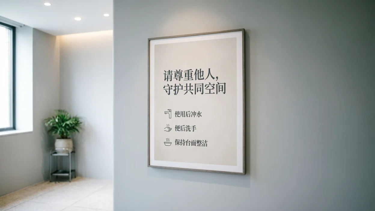 Printable Toilet Etiquette